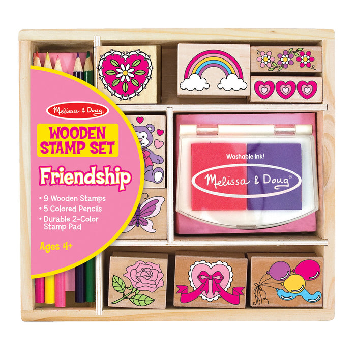 Wooden Stamp Set - Friendship R3