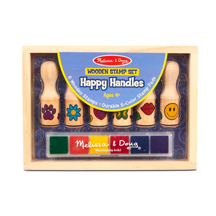 Wooden Stamp Set - Happy Handles N9
