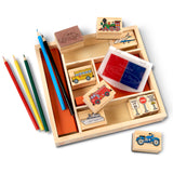 Wooden Stamp Set - Vehicles S2