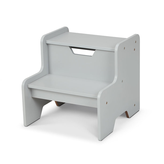Wooden Step Stool – Gray M5