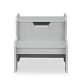 Wooden Step Stool – Gray M5