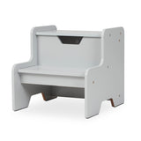 Wooden Step Stool – Gray M5
