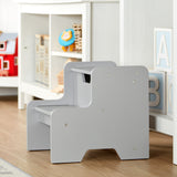 Wooden Step Stool – Gray M5