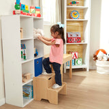 Wooden Step Stool - Natural L7