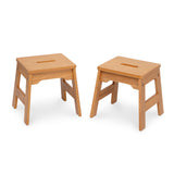 Wooden Stools – Set of 2 X0