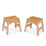 Wooden Stools – Set of 2 X0