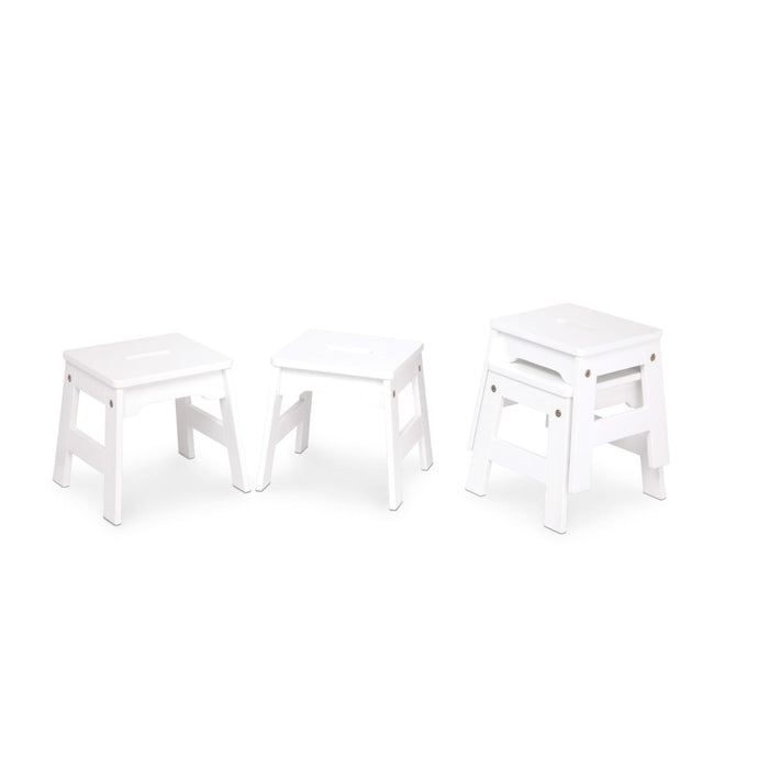 Wooden Stools – Set of 4 V7