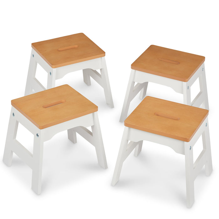 Wooden Stools – Set of 4 Y0