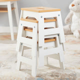 Wooden Stools – Set of 4 Y0