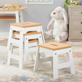 Wooden Stools – Set of 4 Y0