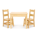 Wooden Table & Chairs - Natural U1