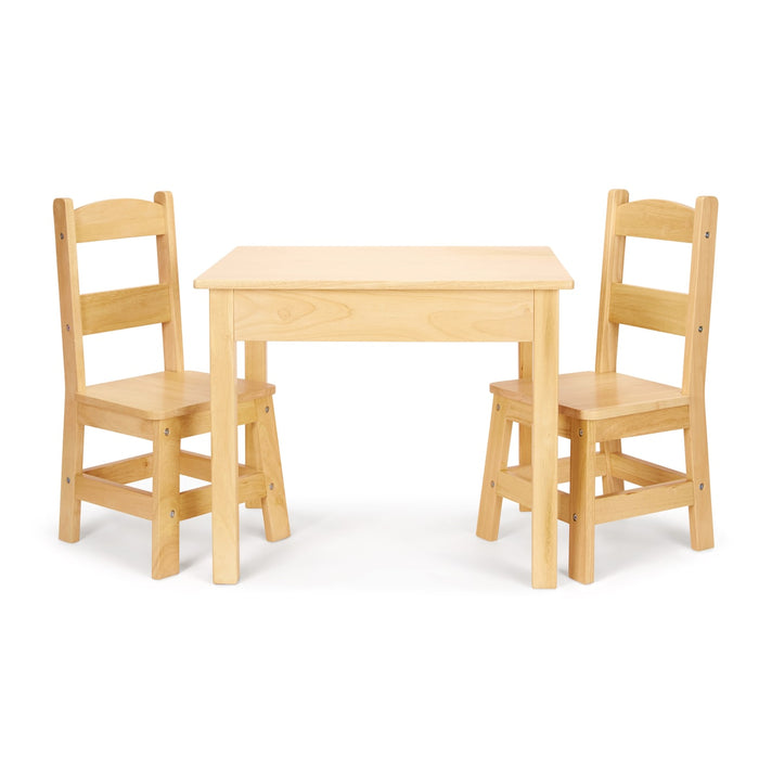 Wooden Table & Chairs - Natural U1