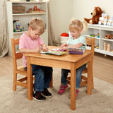 Wooden Table & Chairs - Natural U1