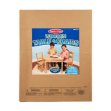 Wooden Table & Chairs - Natural U1