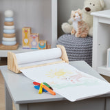 Wooden Tabletop Paper Roll Dispenser L1