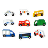 Wooden Town Vehicles Set A4