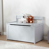 Wooden Toy Chest (Gray) H1