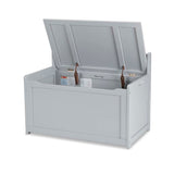 Wooden Toy Chest (Gray) Z4