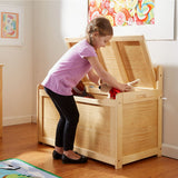 Wooden Toy Chest (Honey) E5