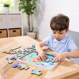 Wooden Underwater Gear Puzzle – 18 Pieces Z6