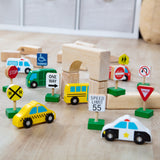 Wooden Vehicles and Traffic Signs W1