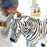 Zebra Lifelike Plush Stuffed Animal N0