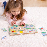Zoo Animals Sound Puzzle - 8 Pieces G1