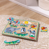 Zoo Animals Sound Puzzle - 8 Pieces G1